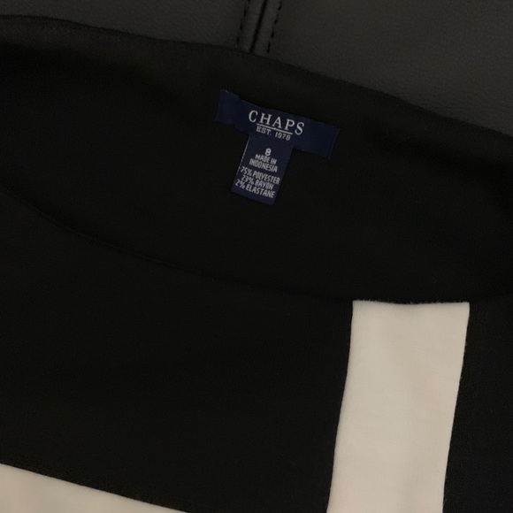 Black and off white sheath dress - Picture 3 of 3